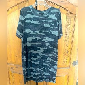 Lucky brand camo tee dress